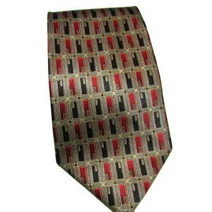 Enrico Rossini Men's Necktie Hand Made Silk 57" L 4" W